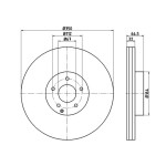 TEXTAR Fren Diski - Aynasi ÖN 4matic 221 - Kod TEX92176403 - OEM A2214211612