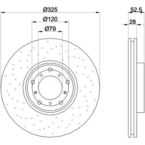 TEXTAR Fren Diski - Aynasi ÖN Sağ E46-2k-m3 - Kod TEX92183310 - OEM 34112282802 ürün görseli