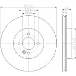 TEXTAR Fren Diski - Aynasi ÖN Cooper S - Kod TEX92183503 - OEM 34116774986