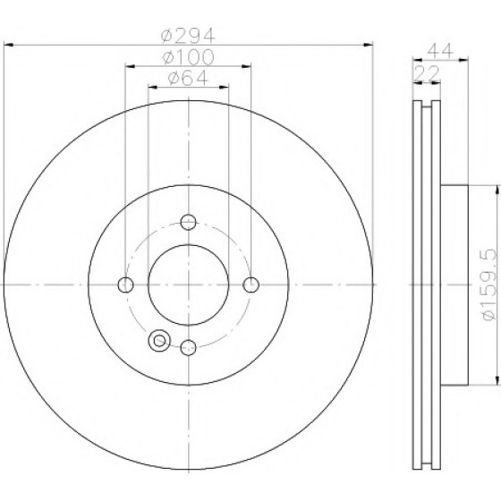 TEXTAR Fren Diski - Aynasi ÖN Cooper S - Kod TEX92183503 - OEM 34116774986 ürün görseli