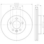 TEXTAR Fren Diski - Aynasi Ön-havali Cdca Volkswagen Amarok 2.0TDİ - Kod TEX92228903 - OEM 2H0615301A