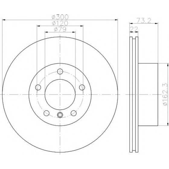 TEXTAR Fren Diski - Aynasi ÖN -Bmw 320i - Kod TEX92238503 - OEM 34116792217 ürün görseli