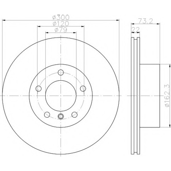TEXTAR Fren Diski - Aynasi ÖN -Bmw 320i - Kod TEX92238503 - OEM 34116792217