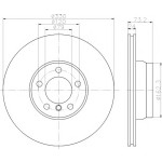TEXTAR Fren Diski - Aynasi ÖN -430D F30-32 - Kod TEX92242003 - OEM 34116792221