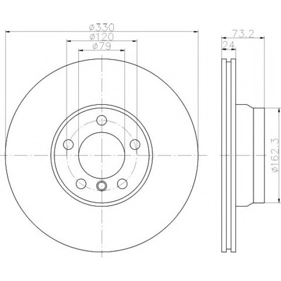 TEXTAR Fren Diski - Aynasi ÖN -430D F30-32 - Kod TEX92242003 - OEM 34116792221 ürün görseli