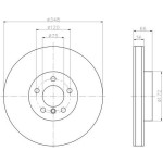 TEXTAR Fren Diski - Aynasi ÖN Sol -740i / D - Kod TEX92253703 - OEM 34116785669