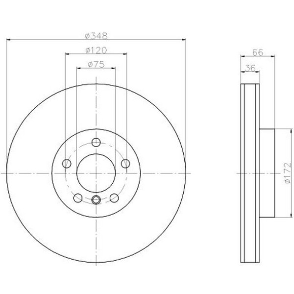 TEXTAR Fren Diski - Aynasi ÖN Sağ -740i / D - Kod TEX92253803 - OEM 34116785670