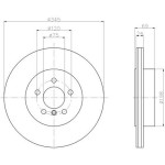 TEXTAR Fren Diski - Aynasi Arka -740i / D - Kod TEX92253903 - OEM 34216775289
