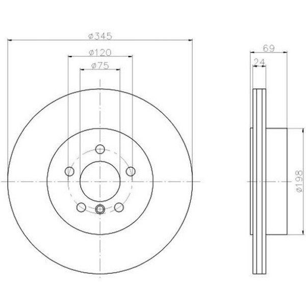 TEXTAR Fren Diski - Aynasi Arka -740i / D - Kod TEX92253903 - OEM 34216775289