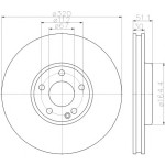 TEXTAR Fren Diski - Aynasi ÖN - Kod TEX92258003 - OEM A2464212612