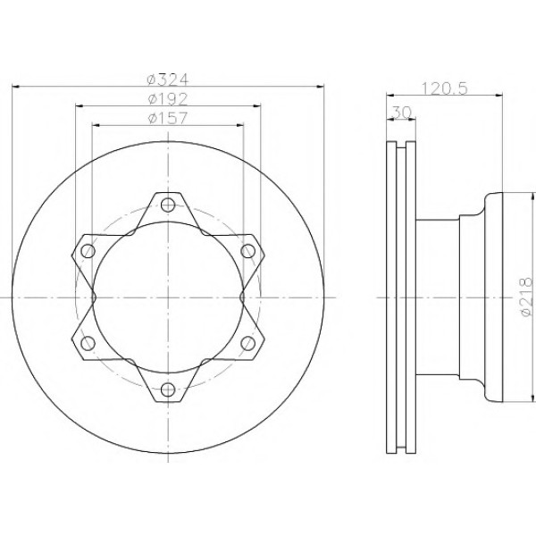 TEXTAR Fren Diski - Aynasi Arka Vario - Kod TEX93087700 - OEM A6684230112