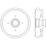 TEXTAR Kampana Arka-abssiz Aee-aft-1y Volkswagen Polo 3-volkswagen Polo Classic-volkswagen Caddy 2 1.6-1.9 Audi TDI - Kod TEX94006600 - OEM 191501615B