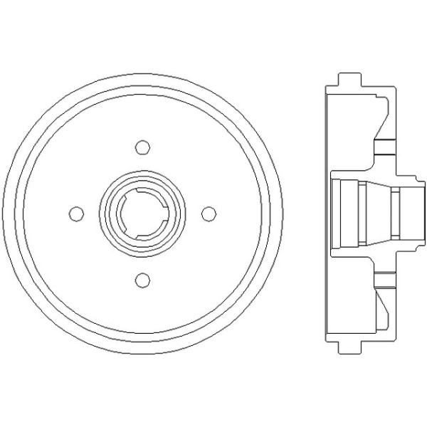 TEXTAR Kampana Arka-abssiz Aee-aft-1y Volkswagen Polo 3-volkswagen Polo Classic-volkswagen Caddy 2 1.6-1.9 Audi TDI - Kod TEX94006600 - OEM 191501615B
