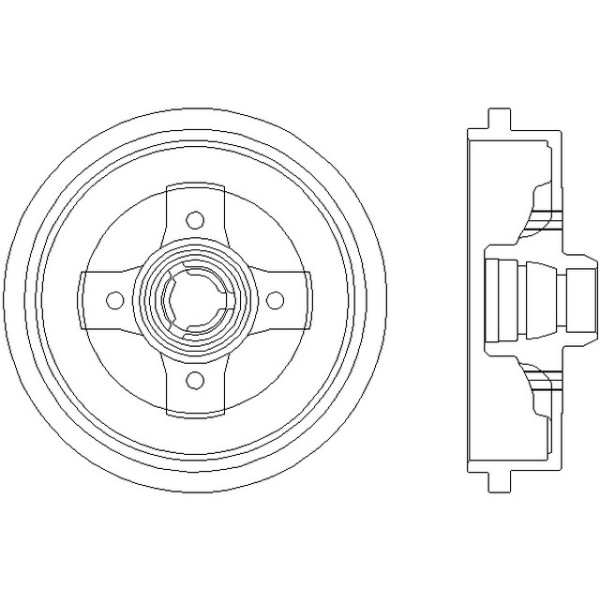 TEXTAR Kampana Arka Aee-aft-1y Polol 3-polol Classic-volkswagen Caddy 2 1.6-1.9 Audi TDI - Kod TEX94006700 - OEM 1H0501615A