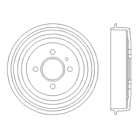 TEXTAR Kampana Arka E30 - Kod TEX94009300 - OEM 34211158556 ürün görseli