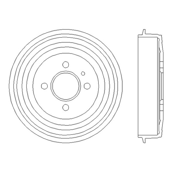 TEXTAR Kampana Arka E30 - Kod TEX94009300 - OEM 34211158556