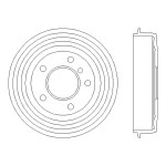 TEXTAR Kampana Arka E36 - Kod TEX94012500 - OEM 34211159486