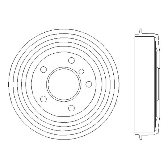 TEXTAR Kampana Arka E36 - Kod TEX94012500 - OEM 34211159486 ürün görseli