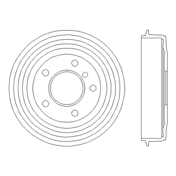 TEXTAR Kampana Arka E36 - Kod TEX94012500 - OEM 34211159486