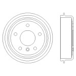 TEXTAR Kampana Arka 168 - Kod TEX94020200 - OEM A1684230401
