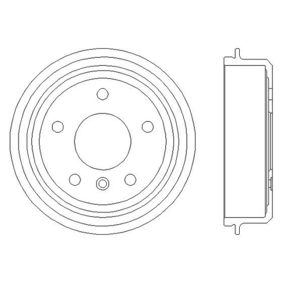 TEXTAR Kampana Arka 168 - Kod TEX94020200 - OEM A1684230401 ürün görseli