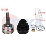 VEKA Aks Kafası - Sol-sag ON Dis Toyota Corolla (E15_) 1.4 D-4d, 2 Uzunluk 147.65mm 2007-2012 - Kod TO-1109 - OEM 4340502230