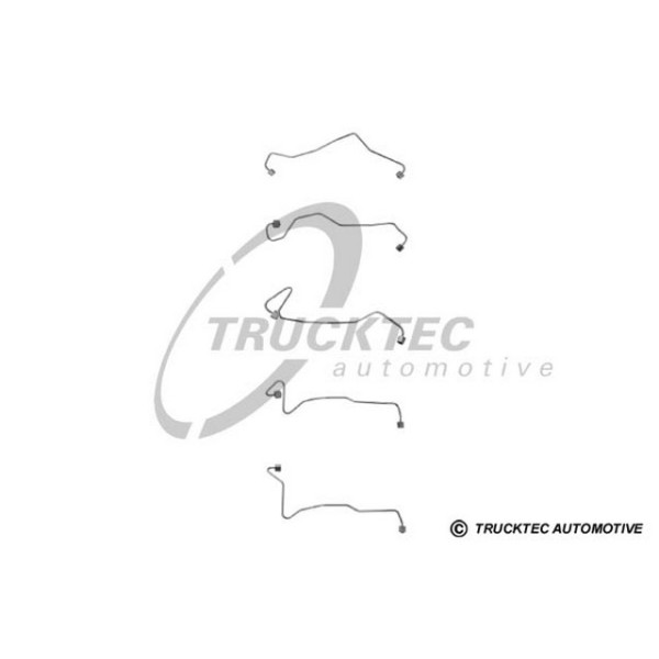 TRUCKTEC Enjektör - Borusu Takim Mercedes-benz Sprinter 602la - Kod TTC0213054 - OEM A6020700133