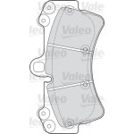 Valeo Fren Balatası - Ön-fişsiz Azz-bug-casa Volkswagen Touareg-q7 3.0tdi-3.2 - Kod VAL598656 - OEM 7L0698151Q