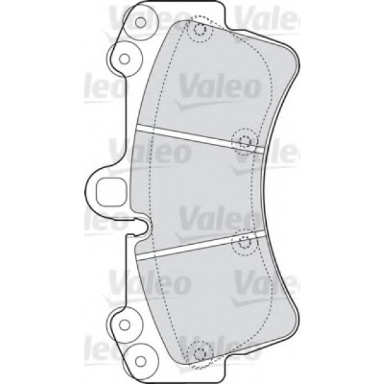 Valeo Fren Balatası - Ön-fişsiz Azz-bug-casa Volkswagen Touareg-q7 3.0tdi-3.2 - Kod VAL598656 - OEM 7L0698151Q ürün görseli