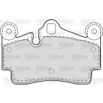 Valeo Fren Balatası - Arka-fişsiz Azz-bug-casa Volkswagen Touareg-q7 3.0tdi-3.2 - Kod VAL598770 - OEM 7L0698451G