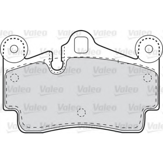 Valeo Fren Balatası - Arka-fişsiz Azz-bug-casa Volkswagen Touareg-q7 3.0tdi-3.2 - Kod VAL598770 - OEM 7L0698451G ürün görseli