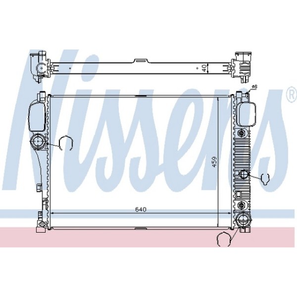 Valeo SU Radyatörü 221 - Kod VAL734447 - OEM A2215002603