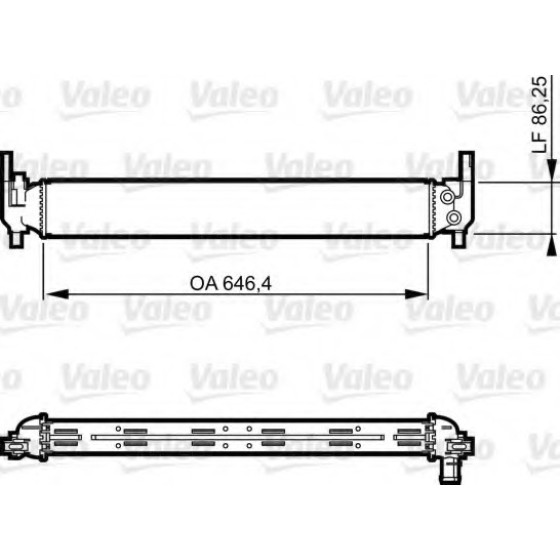 Valeo Interkol Radyatörü Cbzb-cbzc Cusb-cusc Volkswagen Polo 6 1.2 Tsi-1.4 Audi TDI - Kod VAL735310 - OEM 6R0145805H ürün görseli