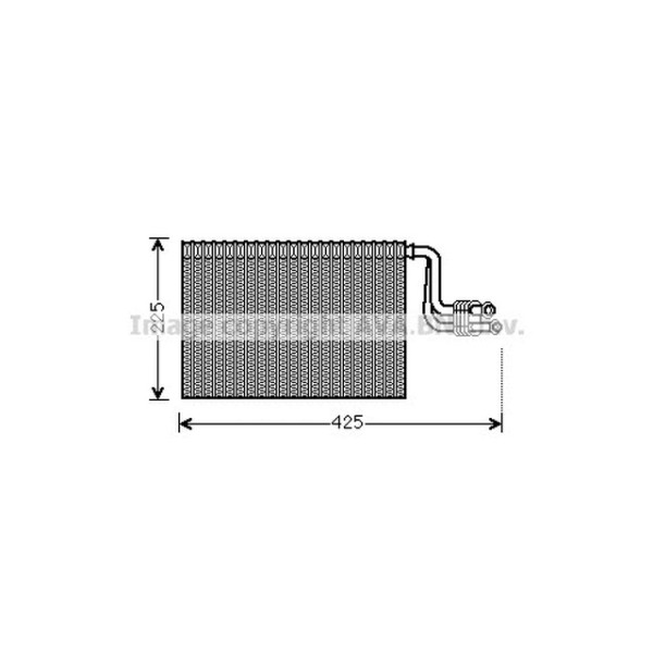 Valeo Evaporatör E87-90 - Kod VAL818201 - OEM 64116934781