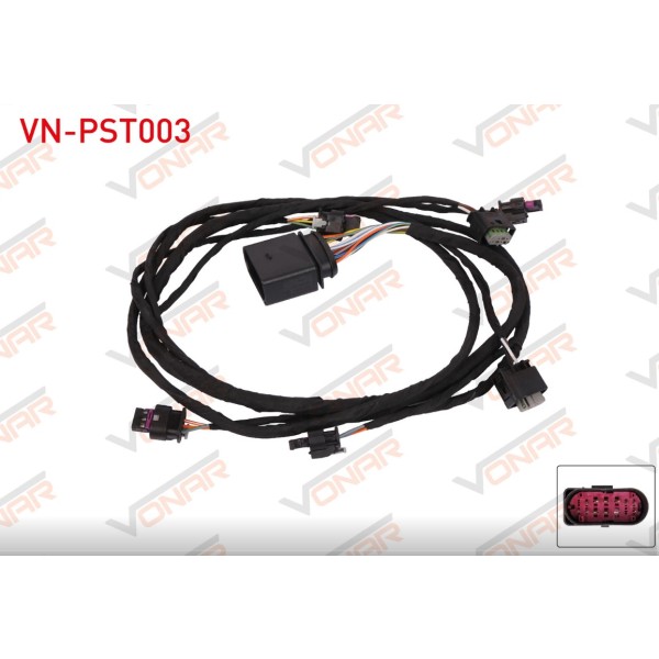 VONAR Sensör - Park Sensor Tesisati 14 Pin Soket 11 Pin Dolu Volkswagen Passat 2018 - Kod VN-PST003 - OEM 3G0971095GE