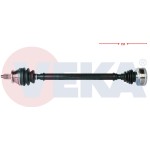 VEKA Komple Aks Sag ON Volkswagen Polo (9N_) 1.4i 16V Uzunluk 751mm 2001-2012 6q040 - Kod VW-8004 - OEM 6Q0407272BD
