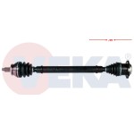 VEKA Komple Aks Sag ON Volkswagen Polo (9N_) 1.4 Audi TDI M-t Uzunluk 759mm 2001-2012 - Kod VW-8008 - OEM 6Q0407452HX