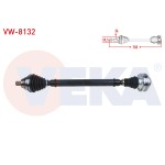 VEKA Komple Aks ON Sag Uzunluk 785mm Volkswagen Scirocco 1.4 TSI A-t 2008-2017 / Volkswagen Golf VI 1.4 TSI A-t 2008-2013 / Volkswagen Passat 1.4 TSI A-t 2005-2008 / Audi A3 1.4 TF - Kod VW-8132 - OEM 1K0407272RP