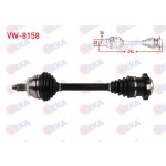 VEKA Komple Aks Sol ON Uzunluk 494mm Volkswagen Polo (9N_) 1.4 A-t 2001-2012 / Seat Ibiza (6l1) 1.4 A-t 2002-2007 / Seat Cordoba (6l2) 1.4 2002-2007 / Skoda Fabia - Kod VW-8158 - OEM 6Q0407271AM