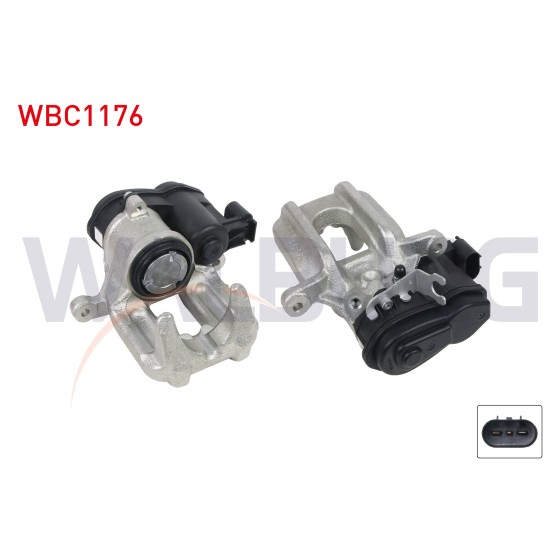 WALBURG Fren Kaliperi - Fren Kaliper Arka Sol Piston 44mm Disk 330mm Bmw 5 Serisi (F10 - F11) 2010-2017 - Kod WBC1176 - OEM 34216793041 ürün görseli