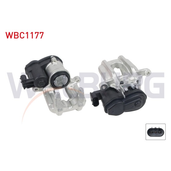 WALBURG Fren Kaliperi - Fren Kaliper Arka Sag Piston 44mm Disk 330mm Bmw 5 Serisi (F10 - F11) 2010-2017 - Kod WBC1177 - OEM 34216793042 ürün görseli