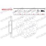 WALBURG Ön Fren Diski - Havali Kaplamali Performans Delikli 4 Bjn 275,, 3 Kia Cerato (LD) 1.5 CRDI 2004-2012 / Kia Cerato (LD) 1.6i 2004-2012 - Kod WBD1121CD - OEM 51712-2F100