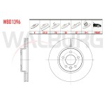WALBURG Ön Fren Diski - Havali 5 Bjn 331, Volkswagen Amarok 3.0 Audi TDI V6 2017 - Kod WBD1396 - OEM 2H6615301