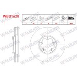 WALBURG Ön Fren Diski - Havali 5 Bjn, 5 Ford Transit Ford Custom V362 2.0 Ecoblue 2015- / Transit Ford Custom V363 2.0 Ecoblue 2016 - Kod WBD1628 - OEM 178027