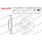 WALBURG Fren Diski - Bmw Fren Diski ON Sag Havali Performans Delikli 5 Bjn, 2 5 Serisi (F10) 2010-2016 / 7 Serisi (F01) 2009-2015 - Kod WBD1650D - OEM 34116785670