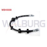 WALBURG Ön Sol Fren Hortumu - 380mm Fiat Tempra / Fiat Tipo 1992-1999 - Kod WBH0008 - OEM 71736962