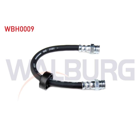 WALBURG Arka Fren Hortumu - Sol-sag 220mm Fiat Tempra 1992-1999 / Fiat Tipo 1990-2000 / Fiat Marea 1996-2007 / Fiat Bravo 1992-1999 / Fiat Bravo 1995-2004 - Kod WBH0009 - OEM 7619751 ürün görseli