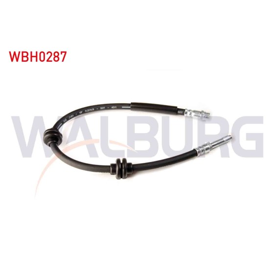 WALBURG Ön Fren Hortumu - Sol-sag 520mm Volkswagen Transporter V (7ha, 7hh, 7ea, 7eh) 2003-2011 / Volkswagen Transporter VI 2009- / Volkswagen Transporter VI 2015 - Kod WBH0287 - OEM 7H8611701B ürün görseli