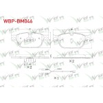 WGN Fren Balata ON Bmw 3 Serisi(g20, G80)17- / 4 Serisi(g22, G82)(g23)20- / 5 Serisi(g30, F90)19- / 6 Serisi(g32)17- / 7 Serisi (G11, G12)16- / 8 Serisi(g15, F92)(g14 - Kod WBP-BM046 - OEM 34106883510