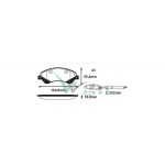WGN Fren Balata Fisli ON Ford Transit (V347) 2.2 TDCI (Onden Cekis) 18.80mm 2006-2014 9c11 2k021 BA - Kod WBP-FD003 - OEM 1371403